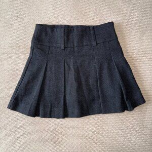 Pleated Dark Grey Zara Girls Skirt